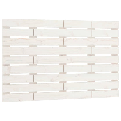 Hoofdbord Wandmontage 96X3X63 Cm Massief Grenenhout 96 x 63 cm Wit