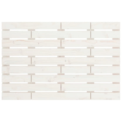 Hoofdbord Wandmontage 96X3X63 Cm Massief Grenenhout 96 x 63 cm Wit