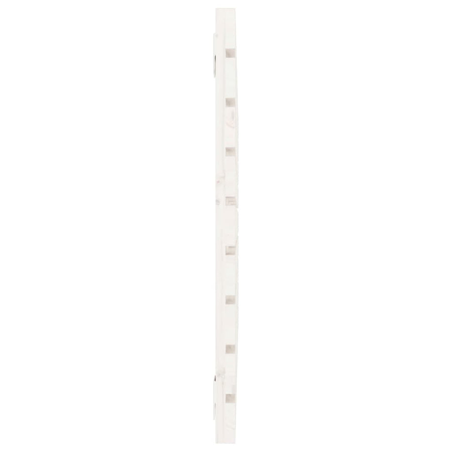 Hoofdbord Wandmontage 96X3X63 Cm Massief Grenenhout 96 x 63 cm Wit