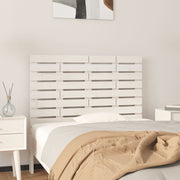 Hoofdbord wandmontage 96x63 cm massief grenenhout wit