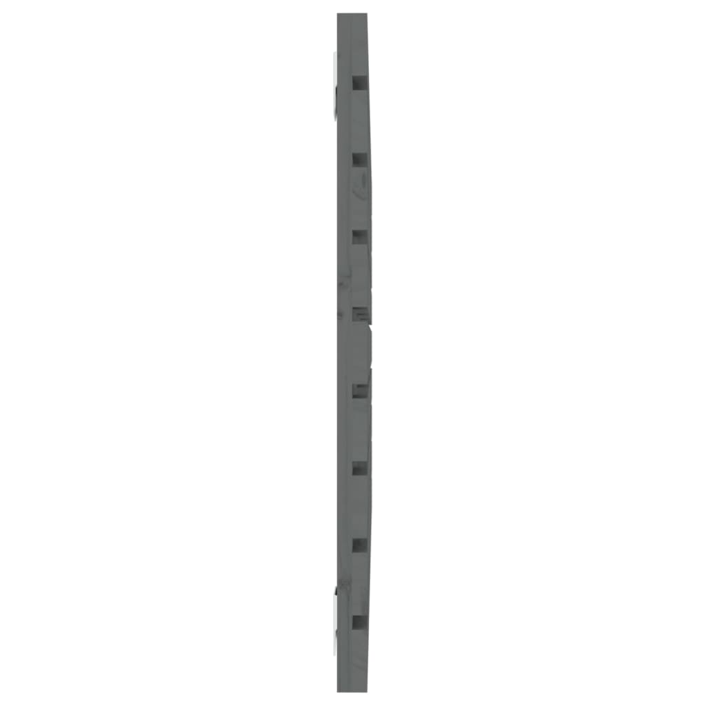 Hoofdbord Wandmontage 96X3X63 Cm Massief Grenenhout 96 x 63 cm Grijs