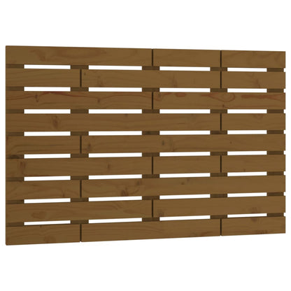 Hoofdbord Wandmontage 96X3X63 Cm Massief Grenenhout 96 x 63 cm Honingbruin