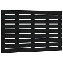 Hoofdbord Wandmontage 96X3X63 Cm Massief Grenenhout 96 x 63 cm Zwart