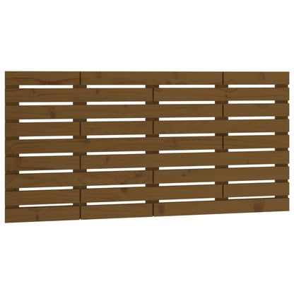 Hoofdbord Wandmontage 26X3X63 Cm Grenenhout 126 x 63 cm Honingbruin