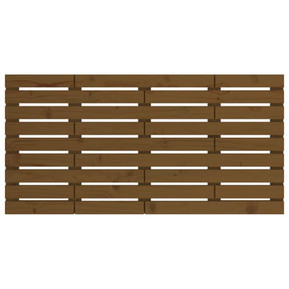 Hoofdbord Wandmontage 26X3X63 Cm Grenenhout 126 x 63 cm Honingbruin