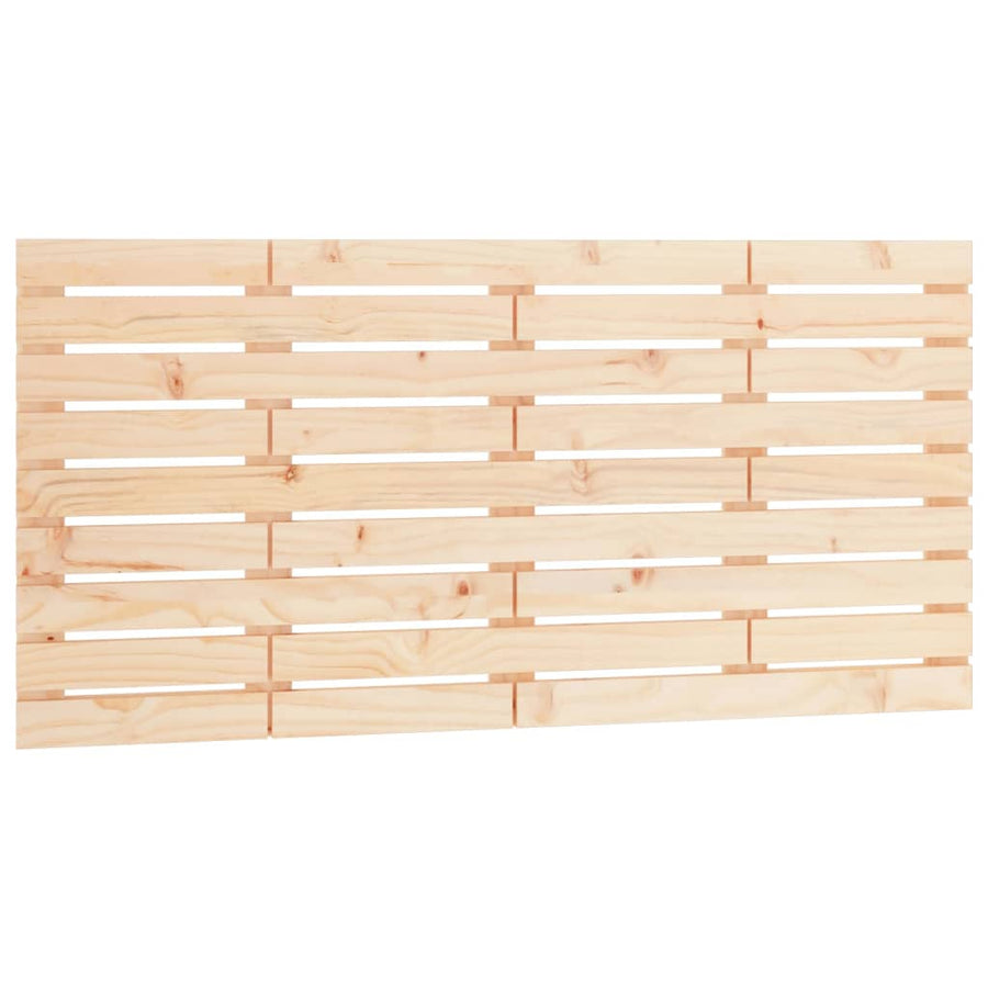 Hoofdbord Wandmontage 46X3X63 Cm Massief Grenenhout 146 x 63 cm Naturel