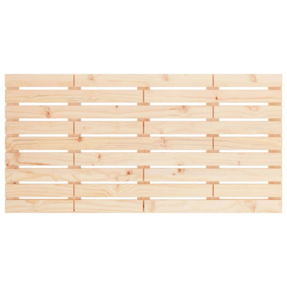 Hoofdbord Wandmontage 46X3X63 Cm Massief Grenenhout 146 x 63 cm Naturel