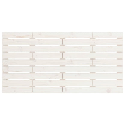 Hoofdbord Wandmontage 46X3X63 Cm Massief Grenenhout 146 x 63 cm Wit