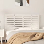Hoofdbord wandmontage 146x63 cm massief grenenhout wit