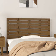 Hoofdbord wandmontage 146x63 cm grenenhout honingbruin
