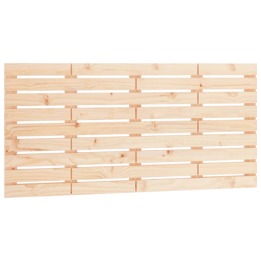 Hoofdbord Wandmontage 56X3X63 Cm Massief Grenenhout 156 x 63 cm Naturel