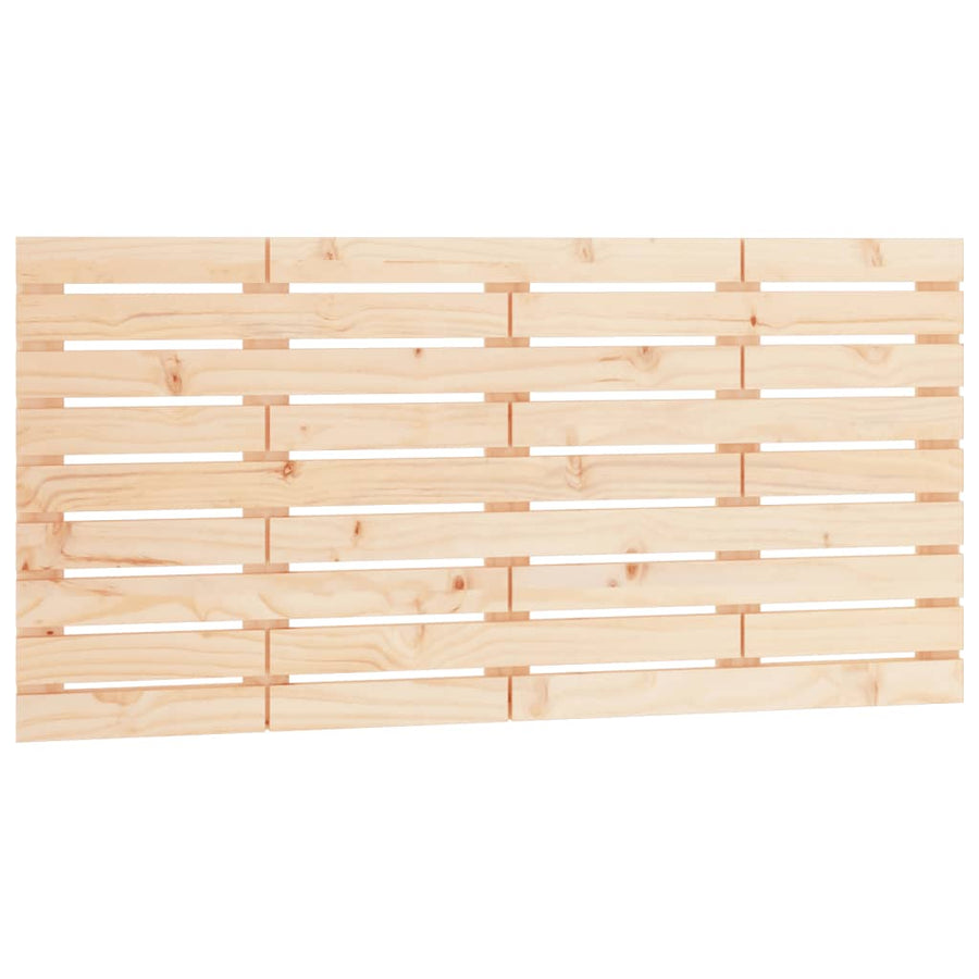 Hoofdbord Wandmontage 56X3X63 Cm Massief Grenenhout 156 x 63 cm Naturel