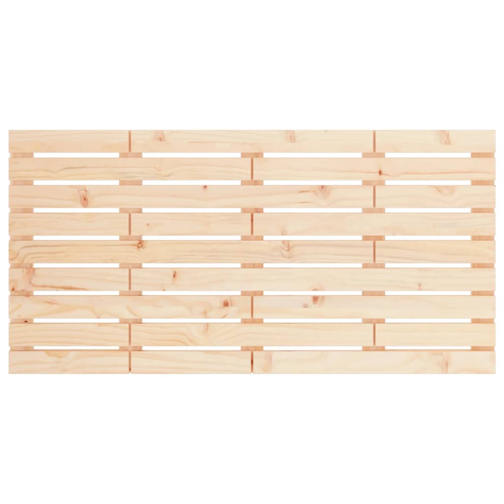 Hoofdbord Wandmontage 56X3X63 Cm Massief Grenenhout 156 x 63 cm Naturel