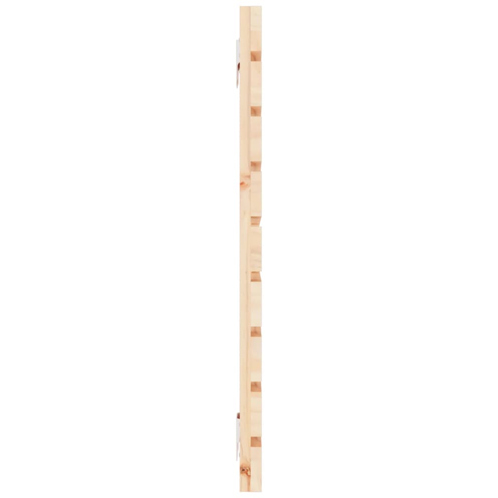 Hoofdbord Wandmontage 56X3X63 Cm Massief Grenenhout 156 x 63 cm Naturel