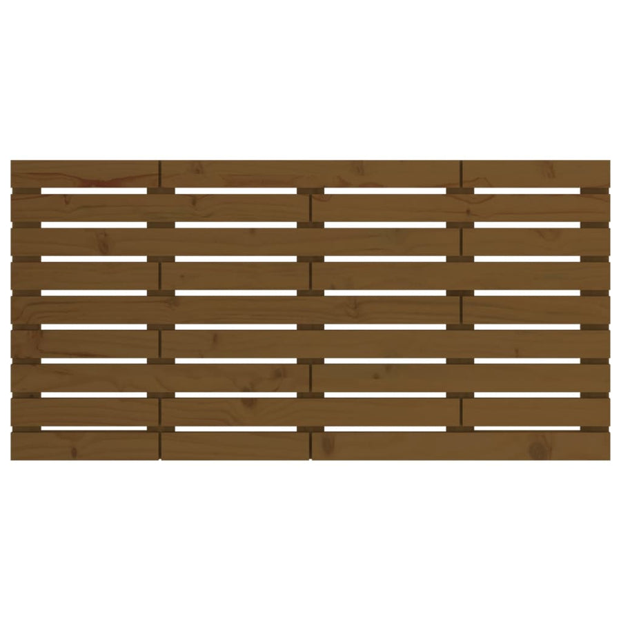Hoofdbord Wandmontage 56X3X63 Cm Grenenhout 156 x 63 cm Honingbruin