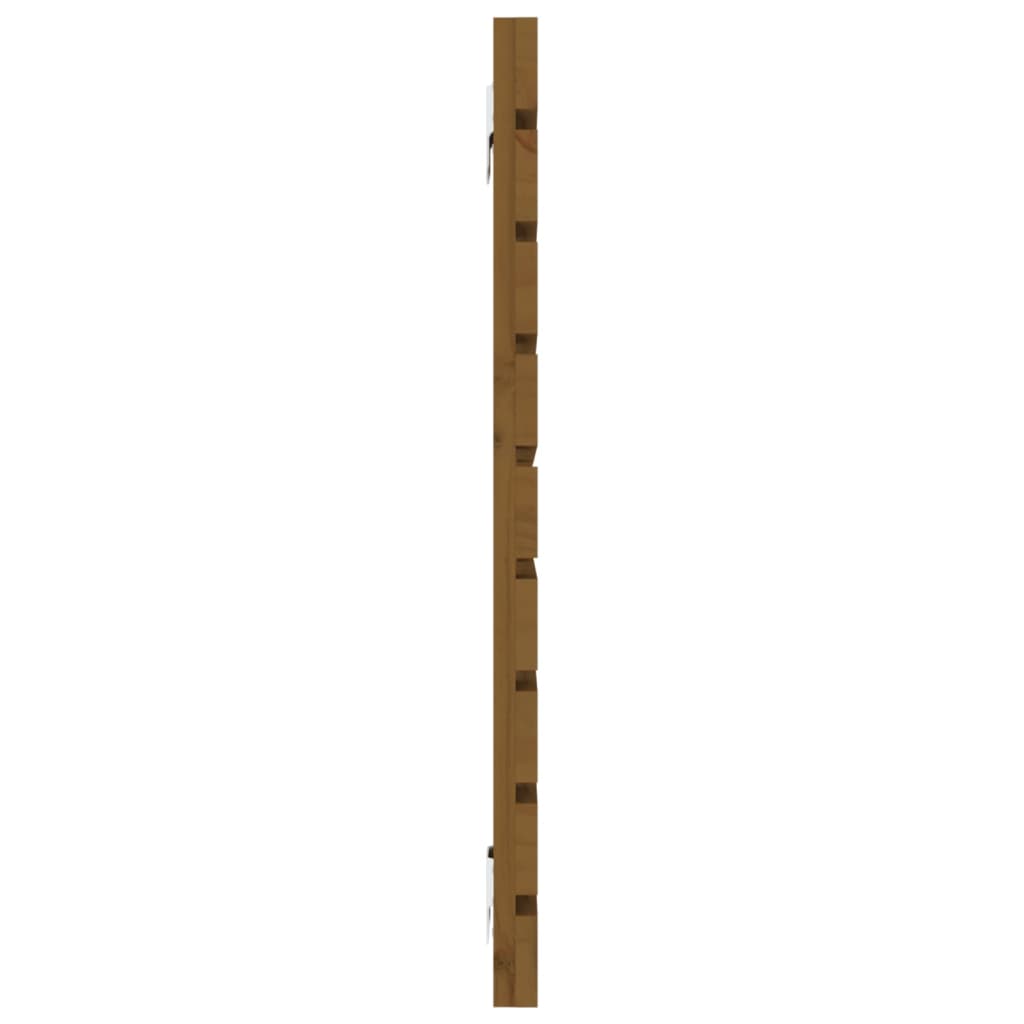 Hoofdbord Wandmontage 56X3X63 Cm Grenenhout 156 x 63 cm Honingbruin