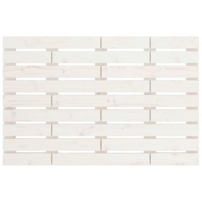 Hoofdbord Wandmontage 8X3X63 Cm Massief Grenenhout 81 x 63 cm Wit