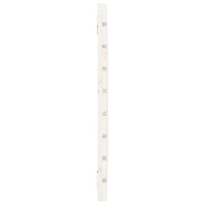 Hoofdbord Wandmontage 8X3X63 Cm Massief Grenenhout 81 x 63 cm Wit