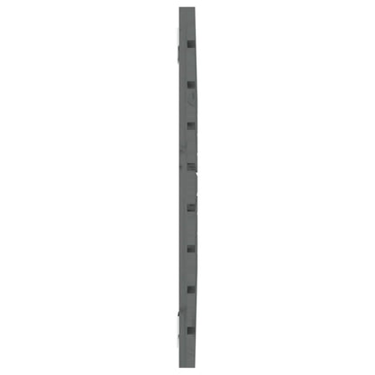 Hoofdbord Wandmontage 8X3X63 Cm Massief Grenenhout 81 x 63 cm Grijs