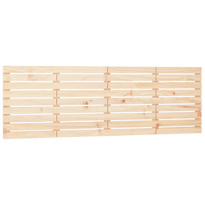 Hoofdbord Wandmontage 66X3X63 Cm Massief Grenenhout 166 x 63 cm Naturel