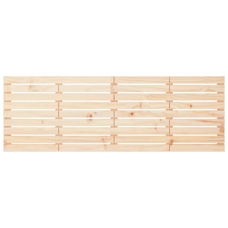Hoofdbord Wandmontage 66X3X63 Cm Massief Grenenhout 166 x 63 cm Naturel