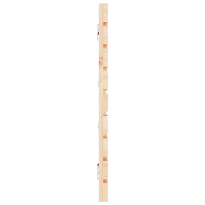 Hoofdbord Wandmontage 66X3X63 Cm Massief Grenenhout 166 x 63 cm Naturel