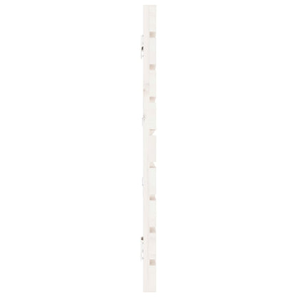 Hoofdbord Wandmontage 66X3X63 Cm Massief Grenenhout 166 x 63 cm Wit