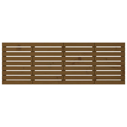 Hoofdbord Wandmontage 66X3X63 Cm Grenenhout 166 x 63 cm Honingbruin