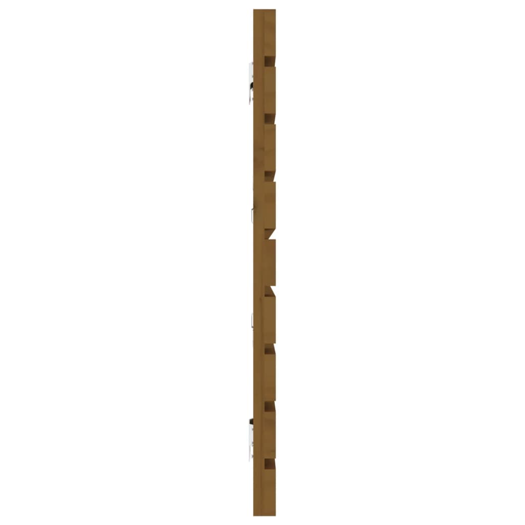 Hoofdbord Wandmontage 66X3X63 Cm Grenenhout 166 x 63 cm Honingbruin