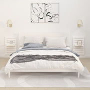 Nachtkastjes wandgemonteerd 2 st massief grenenhout 40x17.5x63 cm wit