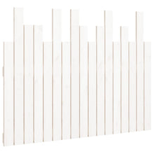 Hoofdbord wandmontage 108x3x80 cm massief grenenhout wit