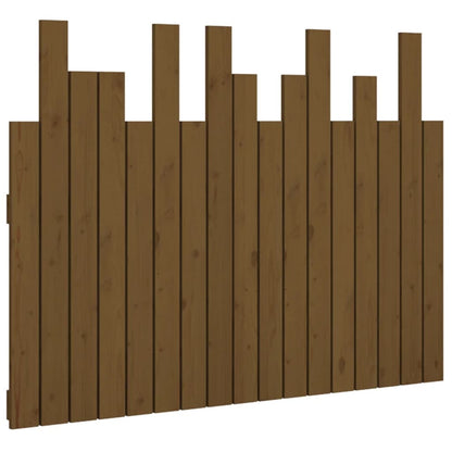 Hoofdbord Wandmontage 108X3X80 Cm Grenenhout Honingbruin