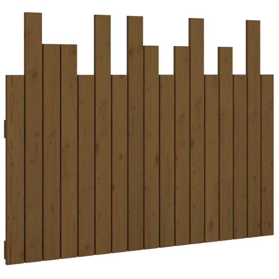Hoofdbord Wandmontage 108X3X80 Cm Grenenhout Honingbruin