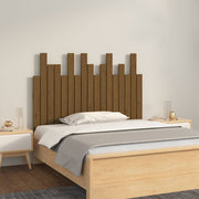 Hoofdbord wandmontage 108x3x80 cm massief grenenhout honingbruin