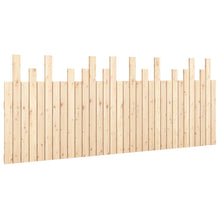 Hoofdbord Wandmontage 204X3X80 Cm Massief Grenenhout 1 204 x 80 cm Naturel
