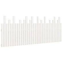 Hoofdbord Wandmontage 204X3X80 Cm Massief Grenenhout 204 x 80 cm Wit