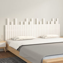 Hoofdbord Wandmontage 204X3X80 Cm Massief Grenenhout 204 x 80 cm Wit