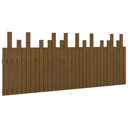 Hoofdbord Wandmontage 204X3X80 Cm Grenenhout Honingbruin
