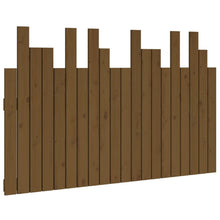Hoofdbord Wandmontage 127,5X3X80 Cm Grenenhout Honingbruin
