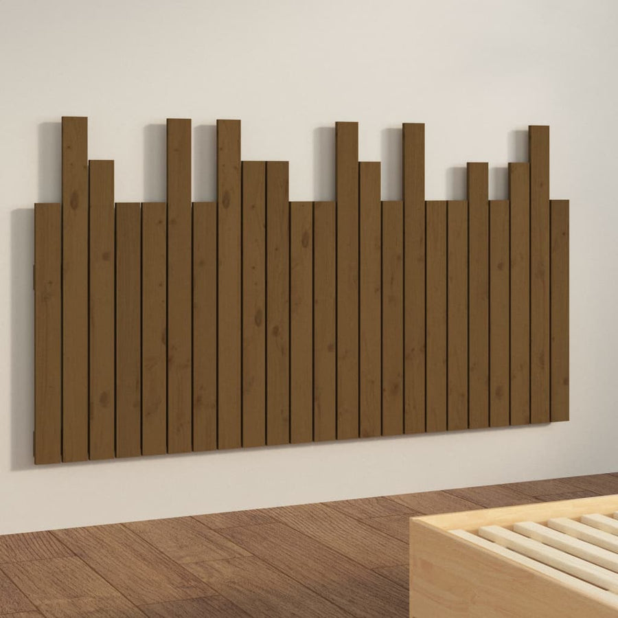 Hoofdbord Wandmontage 146,5X3X80 Cm Grenenhout 146.5 x 80 cm