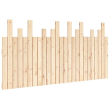 Hoofdbord Wandmontage 159,5X3X80 Cm Massief Grenenhout 159.5 x 80 cm Naturel