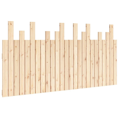 Hoofdbord Wandmontage 159,5X3X80 Cm Massief Grenenhout 159.5 x 80 cm Naturel