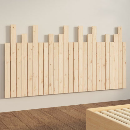 Hoofdbord Wandmontage 159,5X3X80 Cm Massief Grenenhout 159.5 x 80 cm Naturel