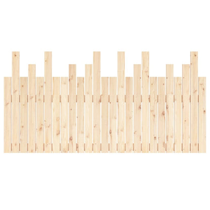Hoofdbord Wandmontage 159,5X3X80 Cm Massief Grenenhout 159.5 x 80 cm Naturel