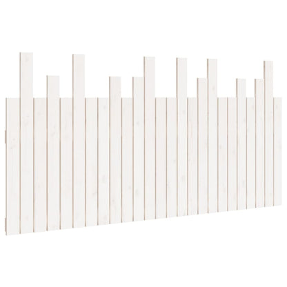 Hoofdbord Wandmontage 59,5X3X80 Cm Massief Grenenhout 159.5 x 80 cm Wit