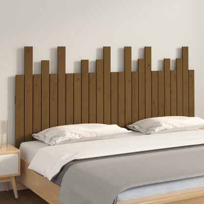 Hoofdbord Wandmontage 159,5X3X80 Cm Grenenhout Honingbruin