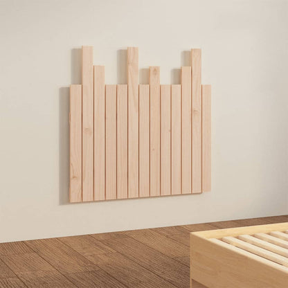 Hoofdbord Wandmontage 82,5X3X80 Cm Massief Grenenhout 1 82.5 x 80 cm Naturel