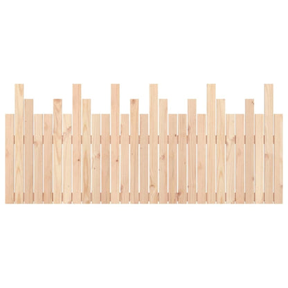 Hoofdbord Wandmontage 185X3X80 Cm Massief Grenenhout 185 x 80 cm Naturel