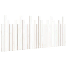 Hoofdbord wandmontage 185x3x80 cm massief grenenhout wit
