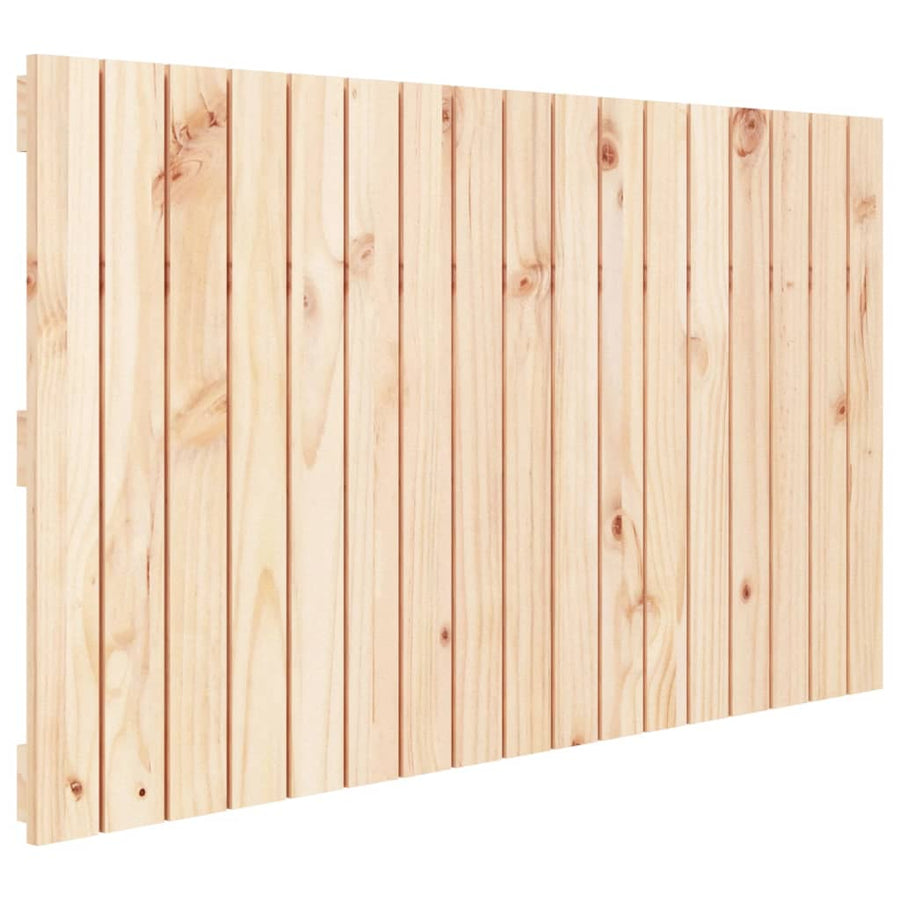 Wandhoofdbord 08X3X60 Cm Massief Grenenhout Naturel 108 x 60 cm